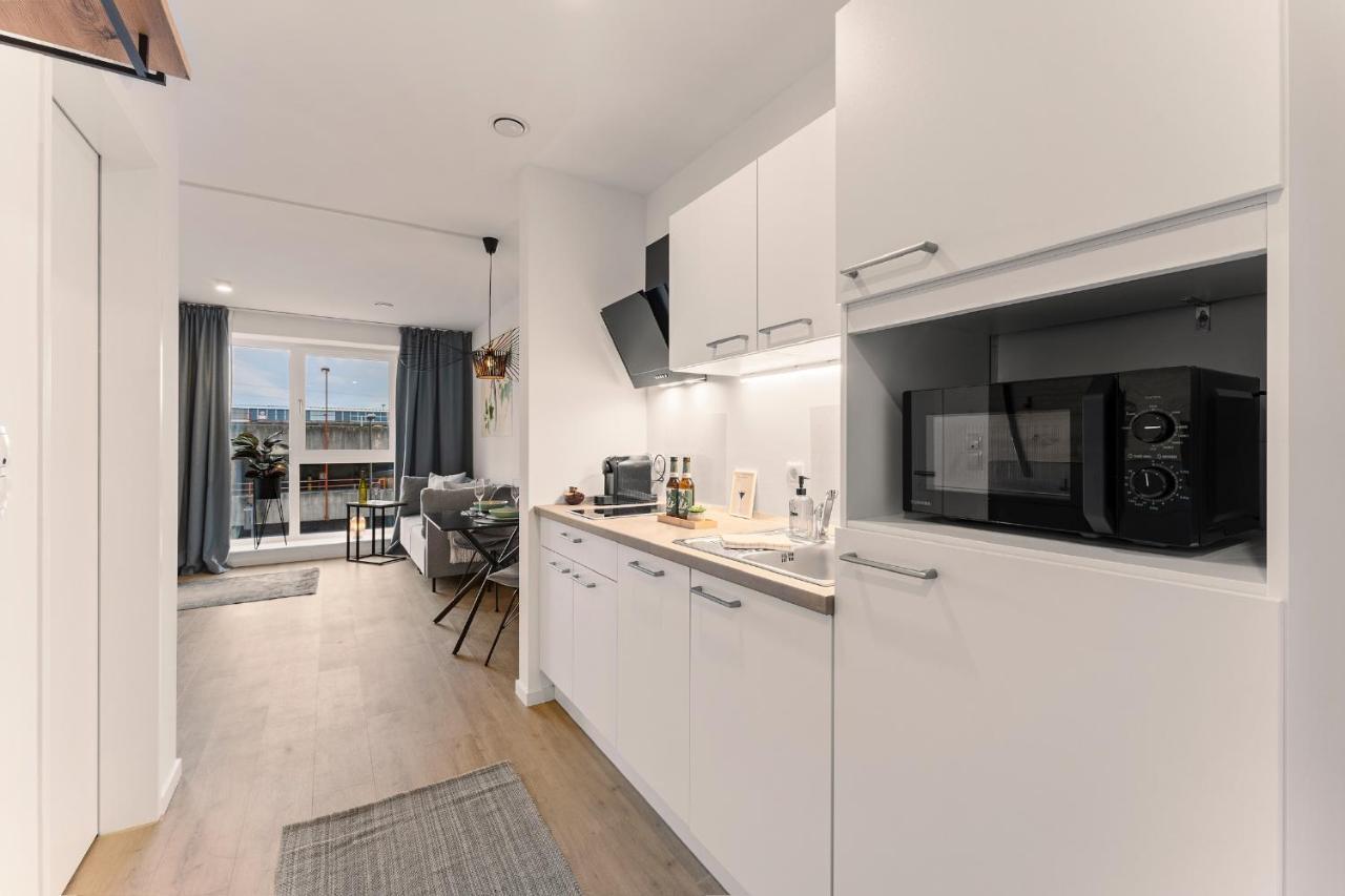 Modernes Apartment Am Gleispark Олденбург Екстериор снимка